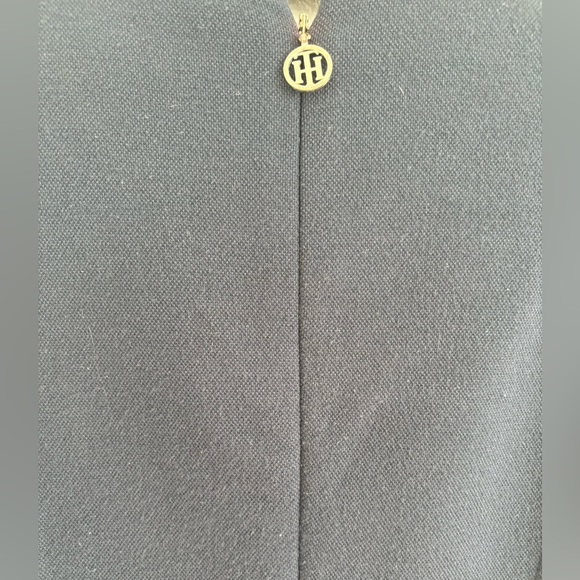 Tommy Hilfiger Dress Womens Size 4 Navy Sleeveless Shift Pockets Nautical Career - Picture 7 of 11